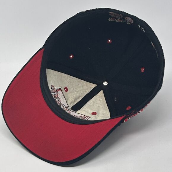 Vintage Nebraska Cornhuskers Hat Baseball Cap Fitted 7 1/8 Huskers Zephyr Blue - Picture 4 of 9